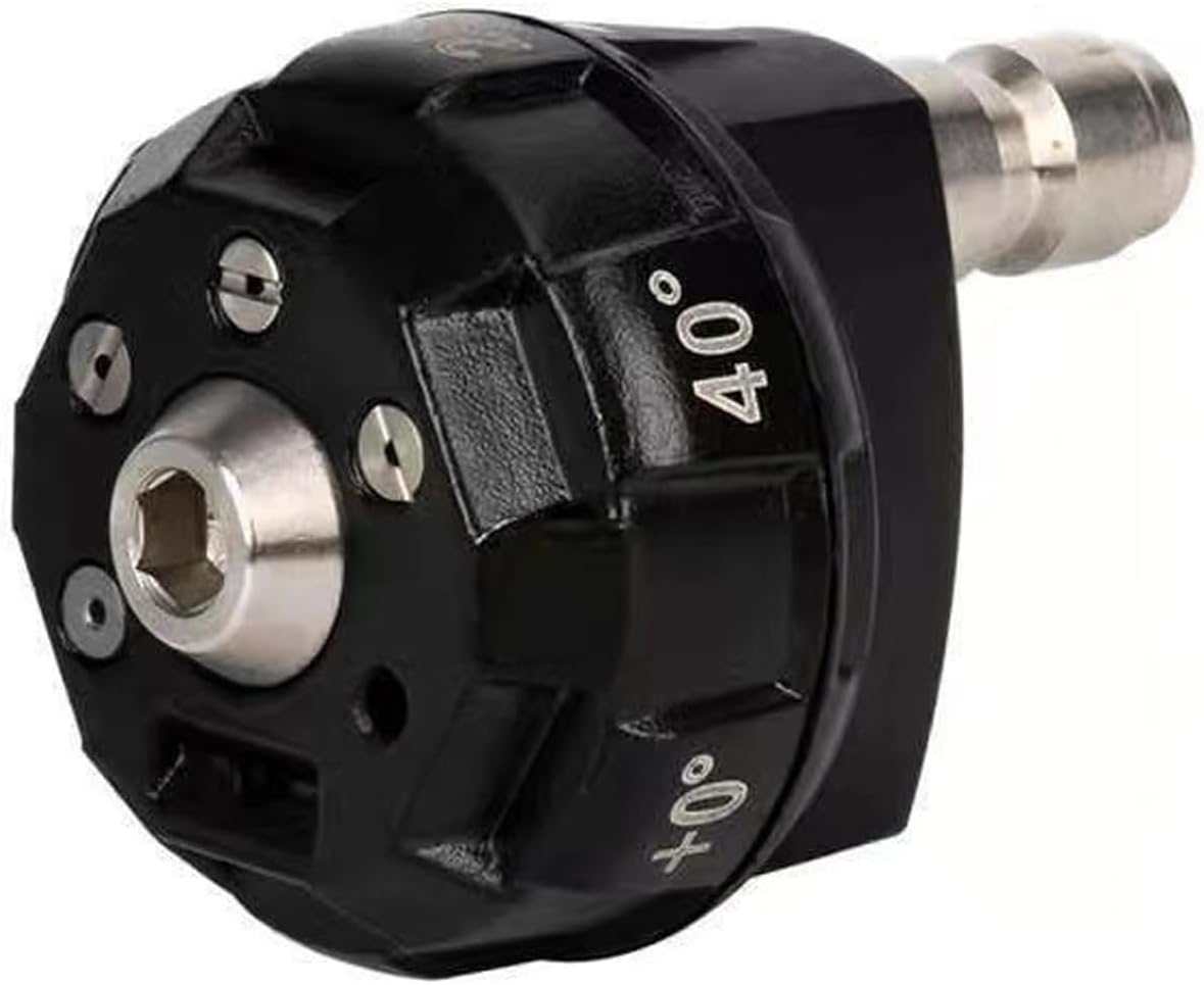Pressure Washer Nozzle, 6-in-1 Quick Change over and Adjustable, Power Washer Tips Replacement with 1/4 inch Quick Connector, MAX 4000PSI for Pressure Washer