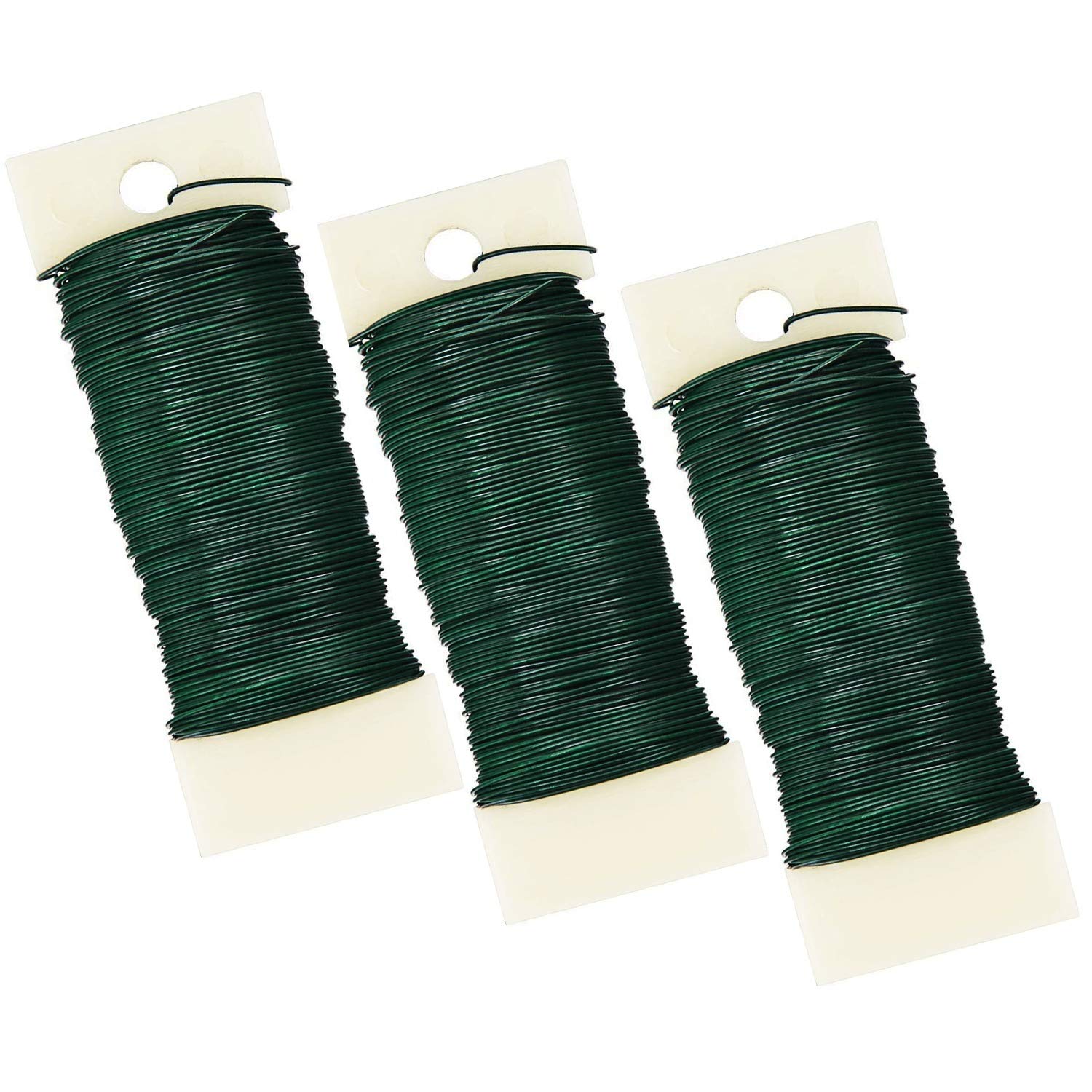 Floral Wire 114 Yards 22 Gauge Paddle Wire for Wreath Making Craft Florist Floral Flower Arrangements Garland