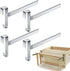 4 Pcs Beehive Frame Holder- Stainless Steel Beehive Frame Perch- 5 Full Frame Capacity Beekeeping Frame Support Bracket Rack- Bee Hive Frame Grip for Beekeeper