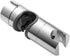 Shower Head Holder for Slide Bar Adjustable 0.71-1.00 in(18-25 mm) O.D, Adjustable Holder for Slide Bar Slider Clamp Bathroom Replacement, 360 Degree Rotation Sprayer Holder, Chrome Plated