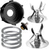 8 Pieces Replacement Part Ice Blades 4961 4980 Jar Bottom Cap 4902 Rubber Gaskets and Coupling Stud Slinger Pin Kit Compatible with Oster & Osterizer Blender Accessories
