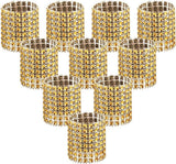 100pcs Napkin Rings, Gold Napkin Rings Buckles for Table Decorations, Wedding, Dinner, Party, DIY Decoration