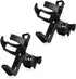 2 Pack Bike Water Bottle Holders No Screws, Universal Bike Cup Holder, 360 Degree Rotatable Bike Water Bottle Cage, Water Bottle Holders for Kids Bike Adult Bike