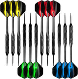 Darts Metal Tip Set, 12 Pack Steel Tip Darts Darts Set 24Grams Professional Metal Darts