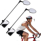 2 Pack Bike Helmet Mirror, 360 Degree Adjustable Lightweight Bicycle Cycling Rear View Helmet Mirror for Cycling, Cycling Accessories