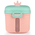 Baby Formula Dispenser On The Go, Portable Milk Powder Formula Dispenser with Scoop,Formula Containers for Travel Hold 12.7oz/360g Formula, Pink
