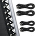 4 Cords Zero Gravity Chair Replacement Cord, Antigravity Chair Replacement,Universal Repair Cord Kit for Repairing Zero Gravity Chair(Black)