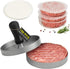 Burger Press 150 Patty Papers, Non-Stick Hamburger Patty Maker with Wax Paper, Aluminum Burger Maker for Kitchen BBQ Grill