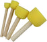 20 pcs Round Sponges Brush Set, 4 Sizes Paint Tools for Kids