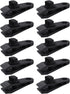 10 Pcs Heavy Duty Tarp Clips Shark Tent Fasteners Clips Holder for Car Covers, Outdoor Camping, Awnings, Swimming Pool Covers Black