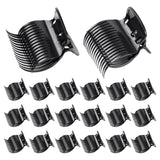 20 Pcs Hot Roller Clips for Hair, Curler Claw Clip for Women Hair Section Styling (Black, 2inch)