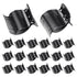 20 Pcs Hot Roller Clips for Hair, Curler Claw Clip for Women Hair Section Styling (Black, 2inch)