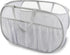 Collapsible Laundry Baskets, Upgrade Pop Up Laundry Hamper with Convenient Bags, Foldable Laundry Basket Mesh Light Weight, Easy to Carry Clothes Hampers for Laundry, Dorm, Toys, Travel Grey