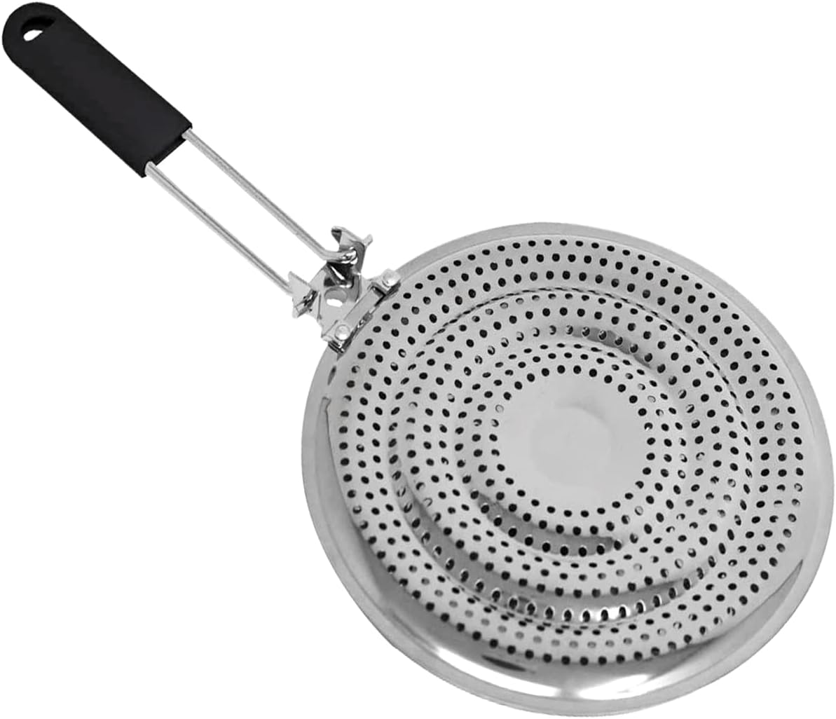 Heat Diffuser Plate for Gas & Electric Stove – Simmer Ring & Flame Reducer for Even Heat Distribution, Scorch Prevention & Slow Cooking