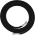 Premium 10 Foot Nylon Braided Airbrush Hose with Standard 1/8" Size Fittings on Both Ends (Hose Color May Vary)