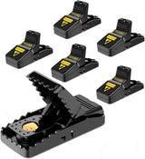 Mouse Trap, Mouse Traps That Work Small Mice Trap Outdoor Indoor Best Snap Traps for Mouse/Mice Safe and Reusable 6 Pack Quick Kill Mice Traps