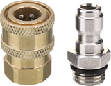 Pressure Washer Adapter Set, 1/4 Inch Quick Disconnect Kit, 5000 PSI