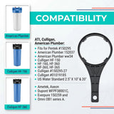 SW-2 Water Filter Housing Wrench - 4.9 inch ID, Big Blue Filter Wrench Fits for Pentair Pentek/Everpure 4 3/4″ Standard Housings, American Plumber #152037/ww34, 10"x2.5" and 20"x2.5" Housings