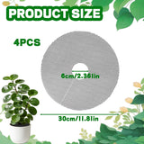 4-Pack Plant Pot Grids- 15.7 Inch Cuttable Mesh Plant Pot Soil Covers -Protectors from Animals - Plant Protector Ring for Indoor Outdoor Garden Plant Landscaping