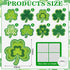 Shamrocks Clover Cutouts for Classroom Bulletin Board Decorations,Large St. Patrick&