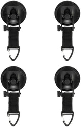 4 Pack Adjustable Strap Hooks for Tarp Tent Secure Attachment Multi Functional
