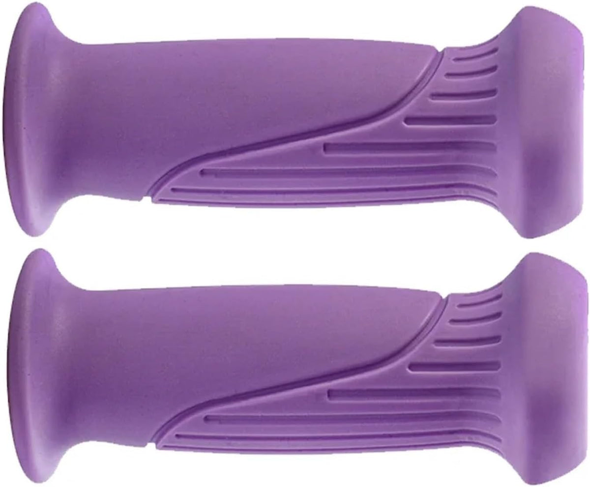 Comfortable Purple Bike Handlebar Grips Pair Non-Slip Cycling Handle Bar Covers