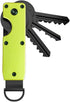Compact Aluminium Key Organizer 2-6 Keys Yellow-Green Minimalist Key Holder for Car & Home