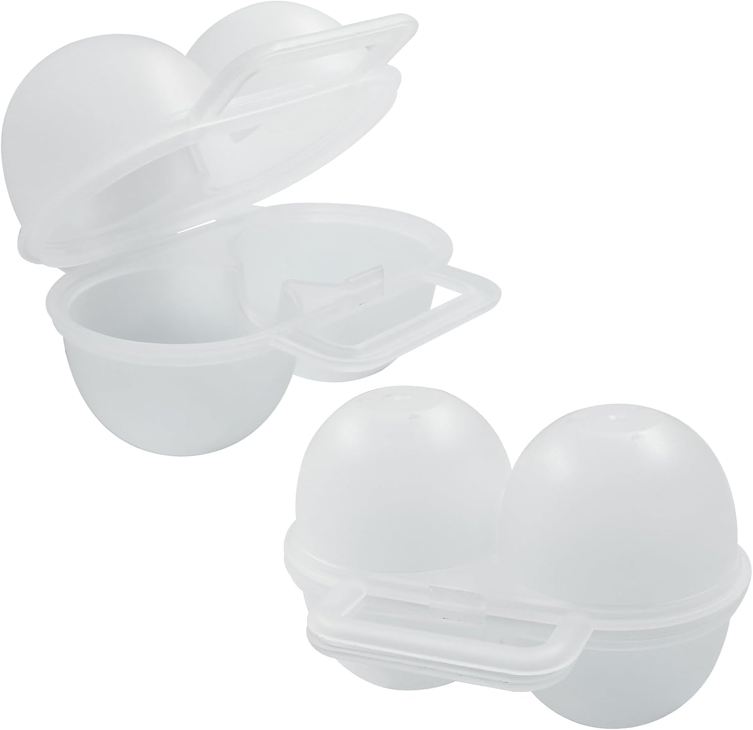 2 Pack 2-Egg Portable Camping Egg Holder for Fridge