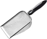 Fine Mesh Filter Deep Litter Scoop with Ergonomic Handle for Cats & Reptiles