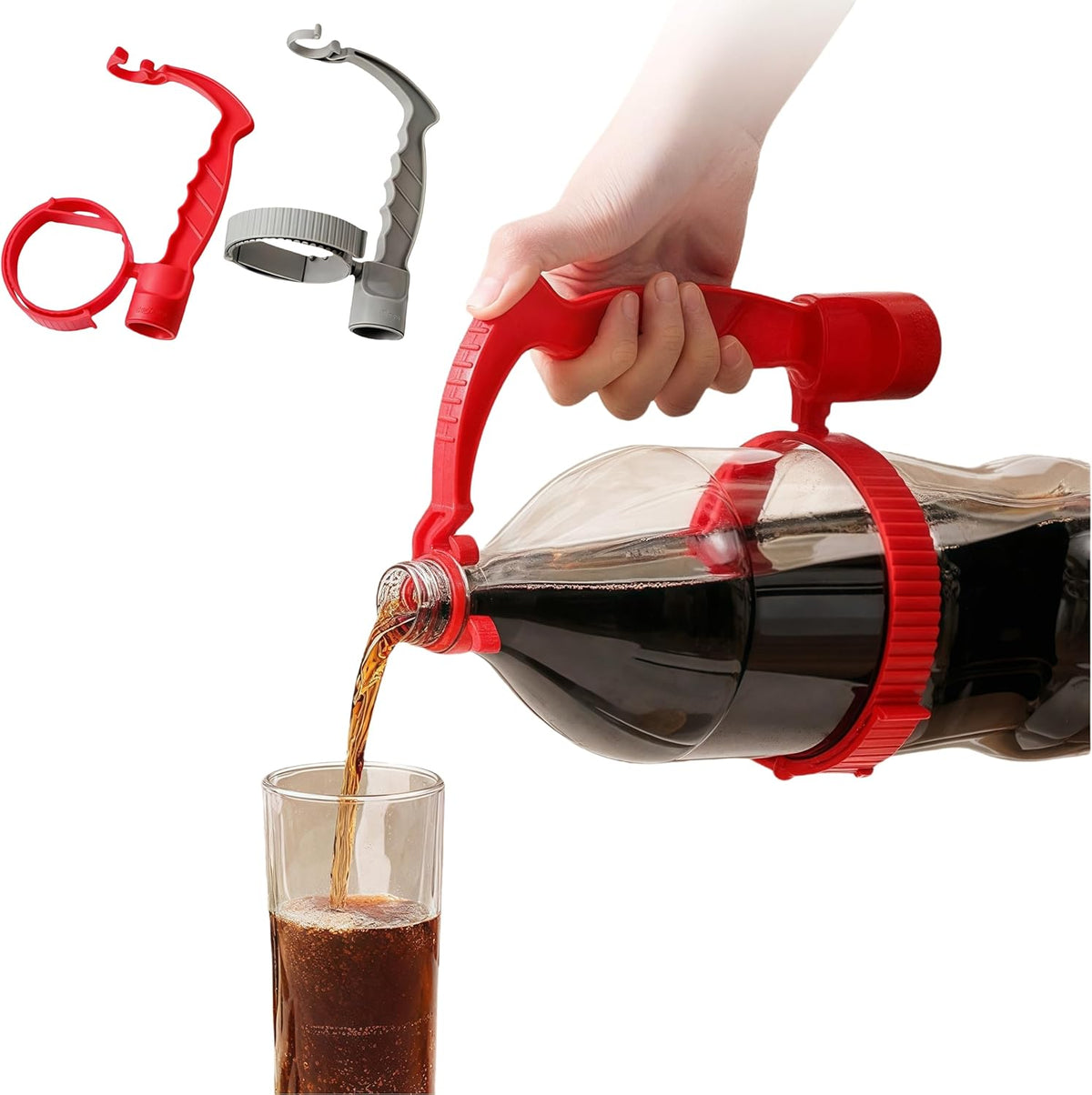 Adjustable Anti-Slip Grip Assist Handle for Large Drink Bottles 2 Pack