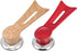 2 Pack Universal Pan Lid Knob Replacement Handle Heat Resistant Wooden & Red