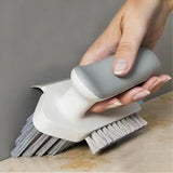 Grey Multi-Functional Durable Polypropylene Scrub Brush Powerful Cleaning Brush for Tiles Grout Kitchen Bathroom Sink Floor Shower Bath