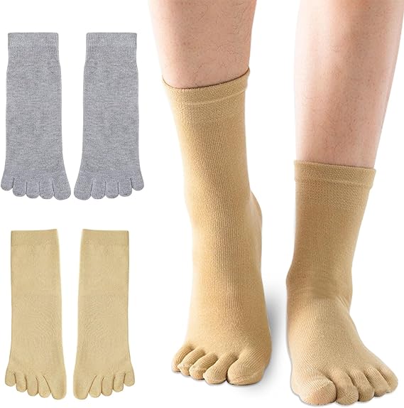 Breathable Cotton Socks for Running Yoga Walking Unisex Size 38-44 2 Pairs