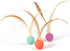Cat Toy Bouncy Ball with Feathers Interactive Play Ball for Kittens & Adult Cats Pack of 3