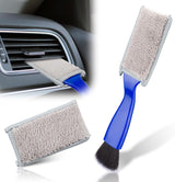 2-in-1 Interior Cleaner Brush for Car Ventilation & Dashboard - Microfiber Dust Cleaning Tool