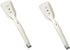 2-in-1 Silicone Spatula Tong Set of 2 Heat Resistant for Flipping and Serving