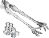 Eagle Claw Anti-Slip Stainless Steel Bar Service Clip - Kitchen Suction Cup Clip for Sugar Ice Household Use