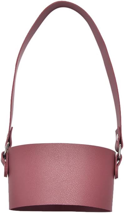 Reusable Cup Carrier for Bubble Tea & Coffee - PU Leather Drink Holder - Sustainable Alternative