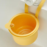 Yellow Hanging Kitchen Sink Strainer Multifunctional Faucet Drain Filter Anti-Clog Food Waste Mesh Screen