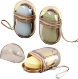 Travel Soap Case Set of 2 Leakproof with Soap Saver for Vacation Sports and Home
