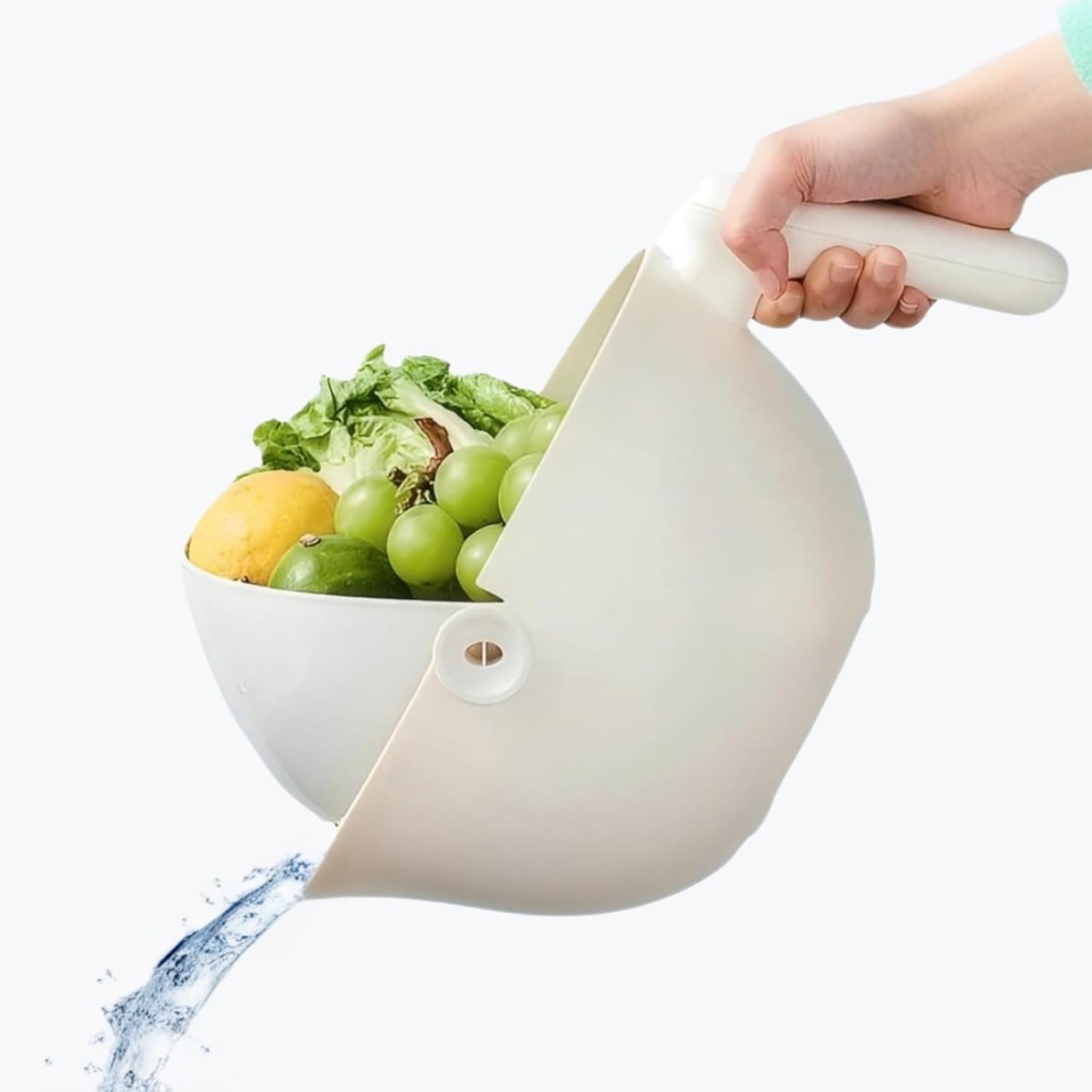 1 Piece White Sink Drain Strainer Food Fruit Vegetable Kitchen Sink Waste Filter