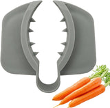 1 Piece Grey Anti-Slip Vegetable Cutter Safety Gloves - Ergonomic Kitchen Protection for Durable Food Preparation