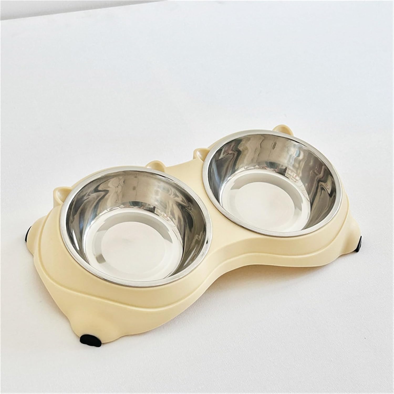 Cat Food Bowl - 1 Piece - Spillproof Pet Bowl - Double Layer Design for Cats
