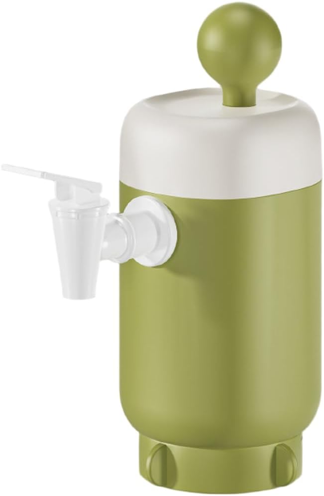 Manual Pneumatic Water Pump Green with Food-Grade Silicone Hose Suitable for Large Capacity Containers
