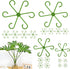 16 Pack Indoor Plant Stakes 4 Sizes 4 of Each Size Green Plant Supports for Tall Plants Monstera Plant Anchors Plant Fixing Hooks Suitable for Indoor Gardens
