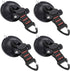 Strong Suction Hooks 4 Pack for Caravans Boats Window Glass - Heavy Duty Mounting Hooks with Fasteners - Secure Grip Camping Accessories