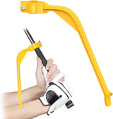 Golf Wrist Trainer Yellow 1 Pack Swing Correction Tool for Beginners Arm Elbow Position Training Accessory