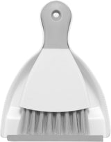Compact Broom and Dustpan Set with Mini Hand Brush - Portable Cleaning Kit for Home Office Desks Keyboards Sofas Kitchens Pets and More