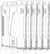 5 Pack Vertical Double Sided Transparent Wall Hooks