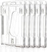 5 Pack Vertical Double Sided Transparent Wall Hooks